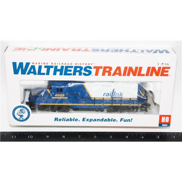 #395  HO Scale Walthers Rail Link GP9M Locomotive