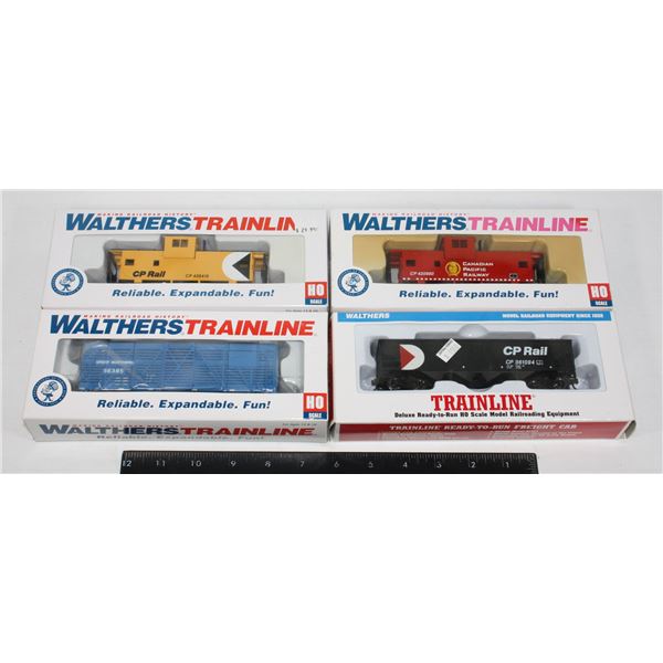 #401 HO Scale Walthers Lot of 4 + Canadian Pacific