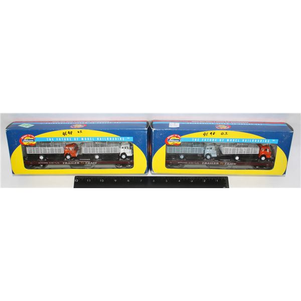 #418 HO Scale Athearn Trailer Train 60' Flat Car