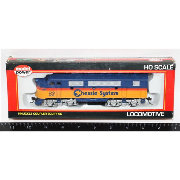 #440 HO Scale Model Power Chessie Locomotive 96802