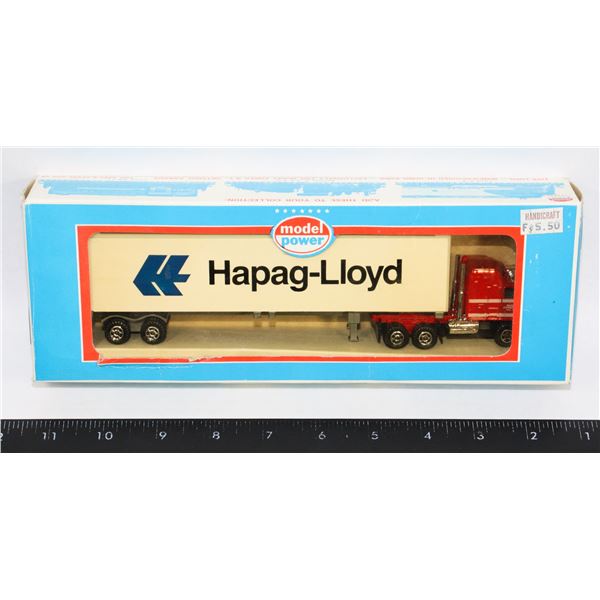 #446 HO Scale Model Power Hapag-Lloyd Truck