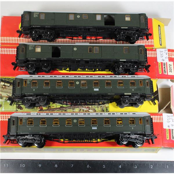 #458 HO Scale Trix Express Lot 3371 X2 3372 x2