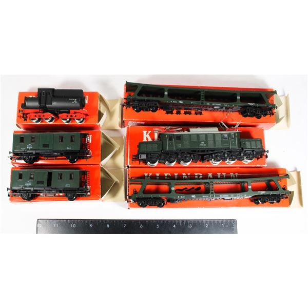 #468 Lot of 6 KLEINBAHN Boxed HO Scale Trains