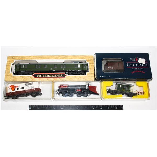 #474 Lot of 5 Boxed Liliput HO + N Scale includes
