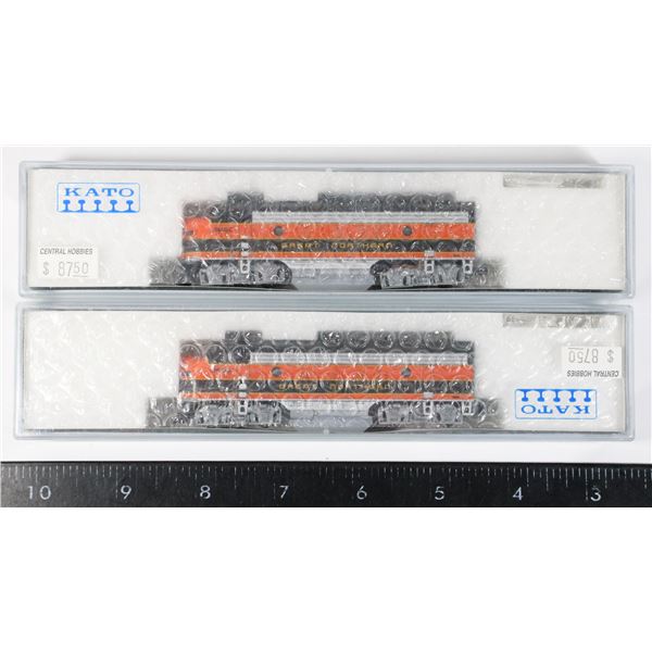 #518 N Scale KATO Lot 2 Locomotives 176-2133 F7A