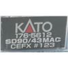 Image 2 : #527  N Scale KATO  Locomotive 176-5612 SD90/43MAC