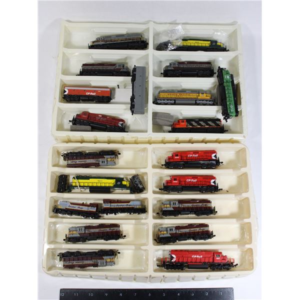 #539 Lot of 21 Loose N Scale Locomotives KATO +