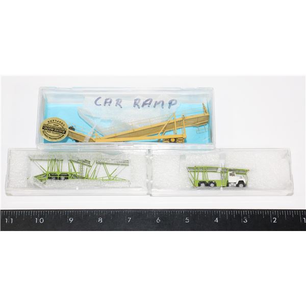 #551 N Scale LBF Company Car Ramp and Vehicle