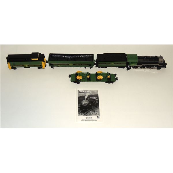 #554 O Rail King John Deere 460 Steam Freight Set