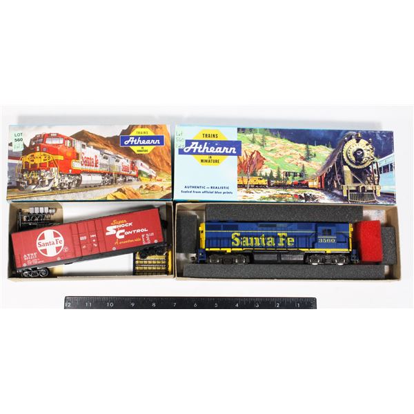 #560 HO Scale Sante Fe 3560 Locomotive Athearn