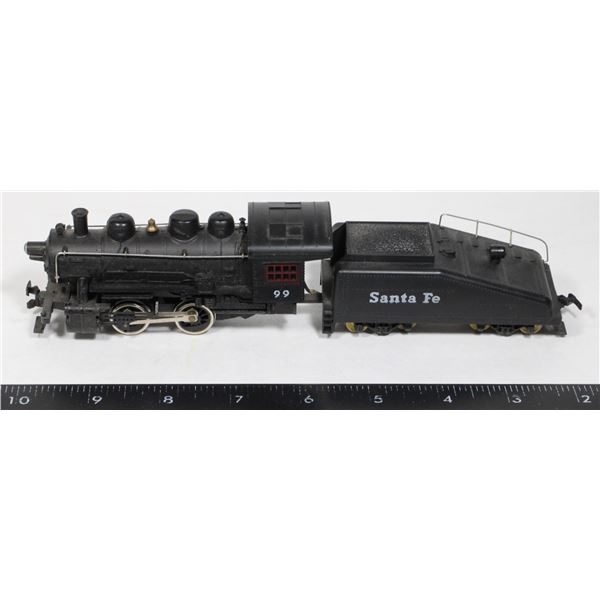 #621 HO 99 Santa Fe Locomotive w/ Tender
