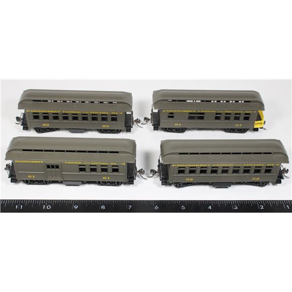 #623 HO Passenger Cars Morrissey Fernie Michel