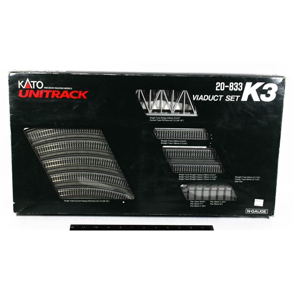 #625 N Gauge KATO UNITRACK 20-833 K3 VIADUCT SET