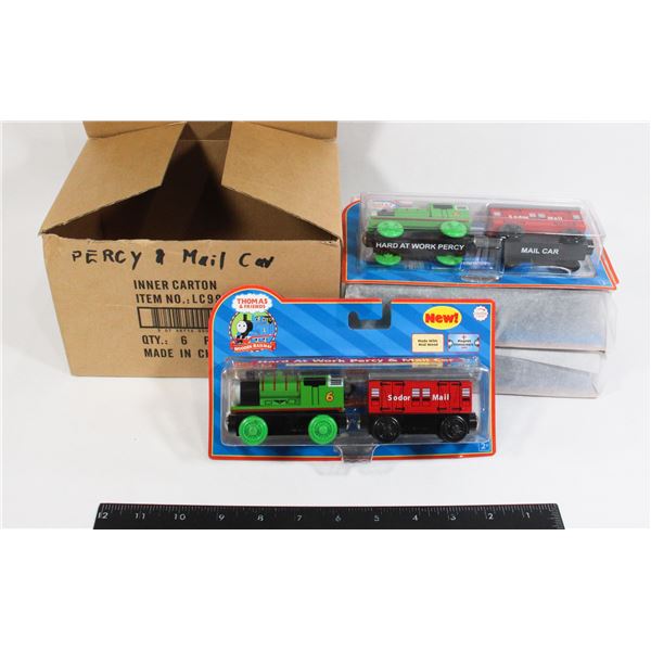 #632 Thomas the Tank Percy & Mail Car Sealed Lot
