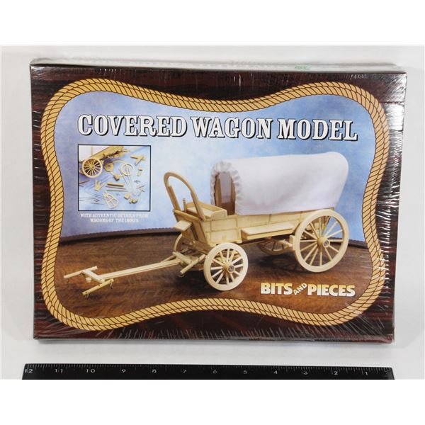 #636 Bits and Pieces Wood Covered Wagon Model