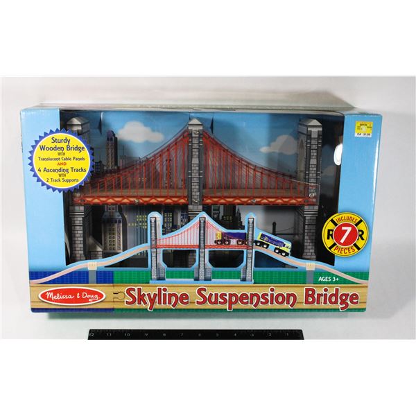 #640 Melissa & Doug Skyline Suspension Bridge Set