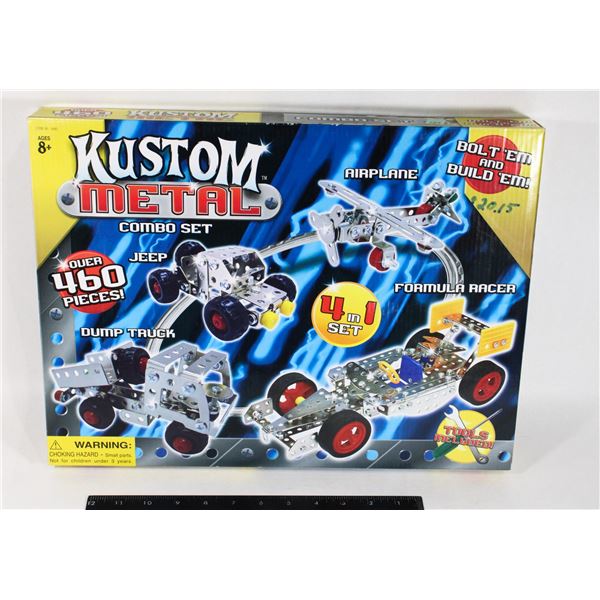 #647 Kustom Metal Combo Set Building Toy 2010