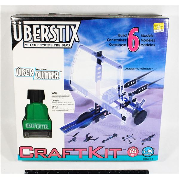 #653 UBERSTIX Craftkit 6 Vehicle Construction Set