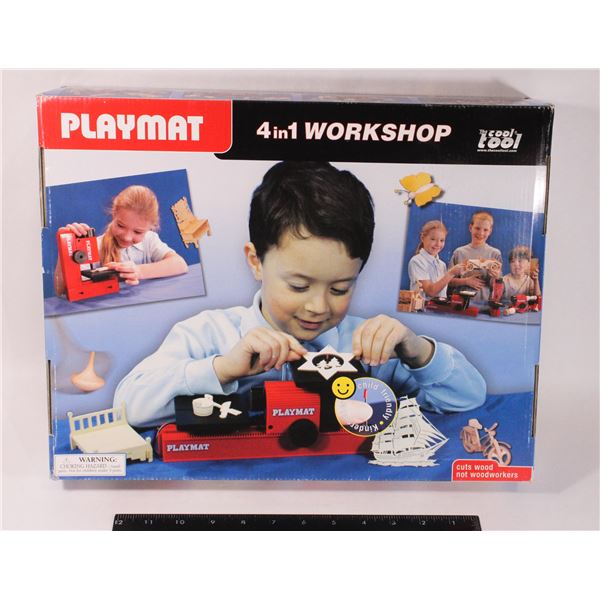 #662 Playmat 4 in 1 Workshot Tool Building Toy