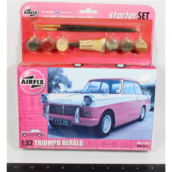 #666 1:32 Airfix Model Kit Triumph Herald 2011
