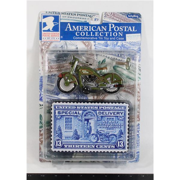 #669 American Postal Collection Tin Toy + Case