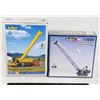 Image 1 : #674 HO Scale Kibri Crane Lot of 2 13036 13012