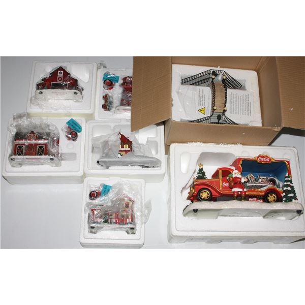 #676 Hawthorn Village Lot of 7 Display Sets NOS