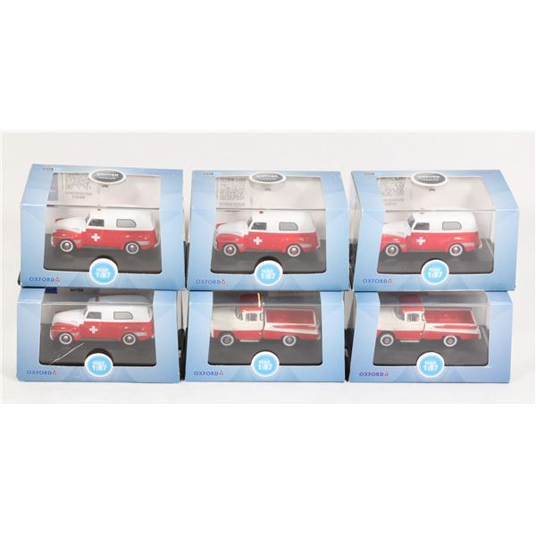 #683 OXFORD 1:87 Scale NOS Lot of 6 Vehicles