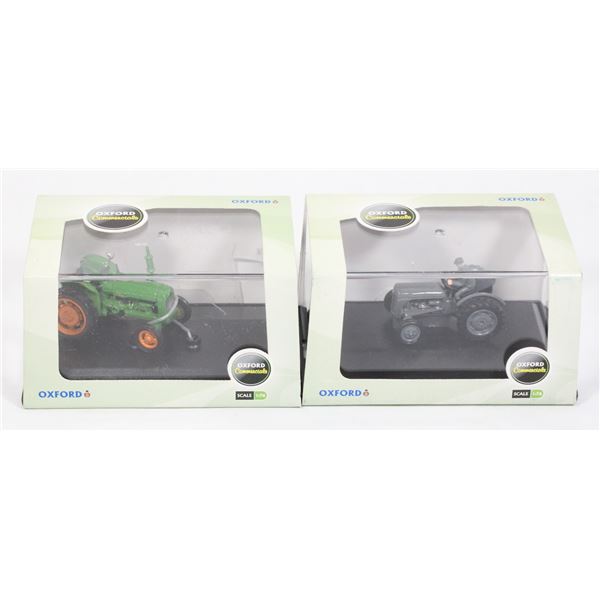 #685 OXFORD 1:76 Scale NOS Lot 2 Tractors Grey