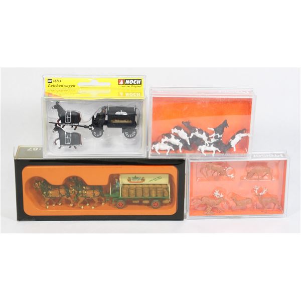 #686  HO Scale Lot Railroad Décor Preiser + Lemke