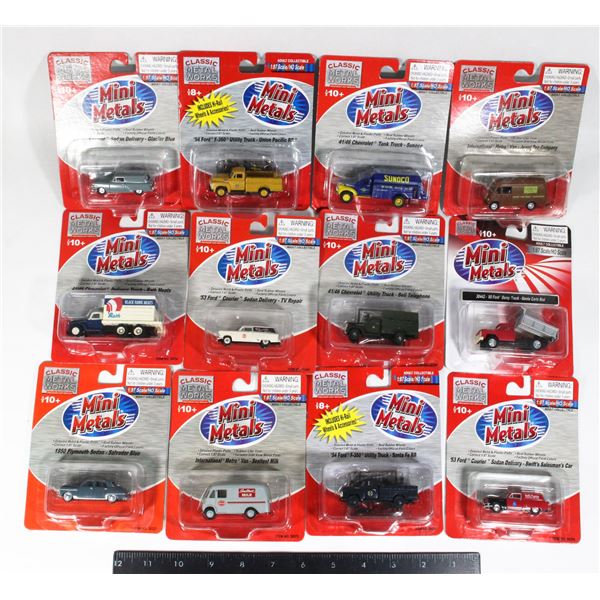 #699 HO Scale New Old Stock Mini Metals Vehicles