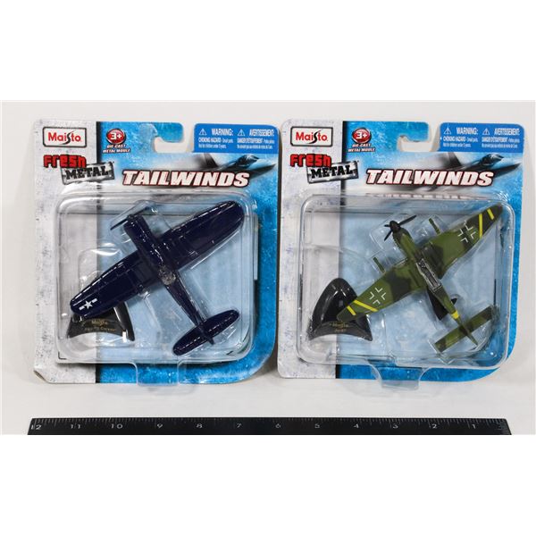 #714 Maisto Diecast WW2 Planes JU-87 + Corsair