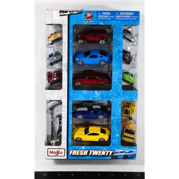 #717 MAISTO Fresh Twenty Boxed NOS 20 Cars