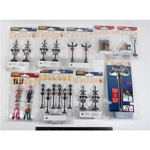 #729 New Old Stock LEMAX Lighted Accessory Lot