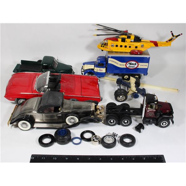 #737 Large Lot Diecast Vehicles for Repair