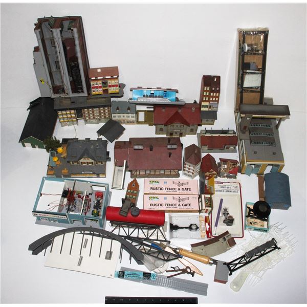 #742 Giant Lot Model Railroad Scale Buildings