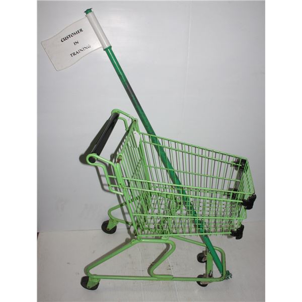 #743 Vintage Miniature Childrens Shopping Cart***NO TRANSPORT TO OUR EDMONTON OFFICE AVAILABLE FOR
