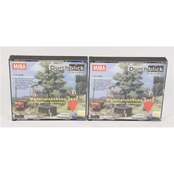 #755 Freizeit Modelleisenbahn 2002 Lot 2 CD Games