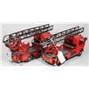 Image 2 : #756 Lot of 2 Large Metal Fire Engine Trucks
