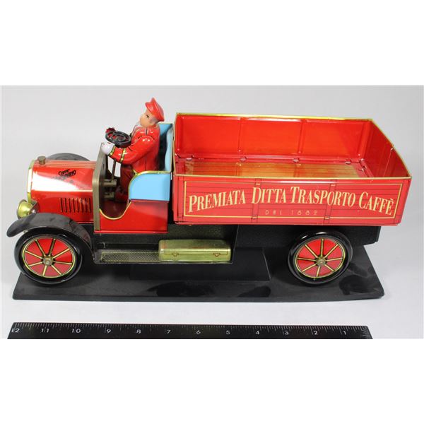 #757 Caffe Vergnano Metal Display Truck on stand
