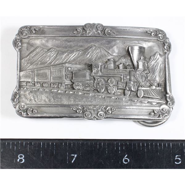 #782 Locomotive Railroad 1984 Belt Buckle Siskiyou