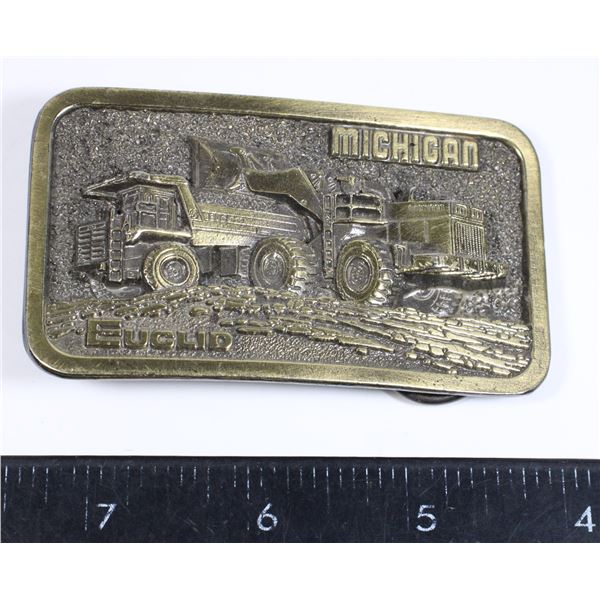 #783 Euclid Michigan Heavy Equiptment Belt Buckle