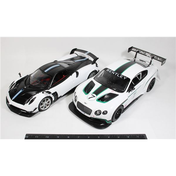 #842 Lot of 2 RASTAR GROUP RC Cars w/o Controller