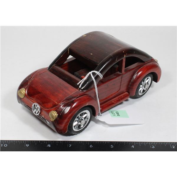#843 Volkswagon Beetle Wooden toy car