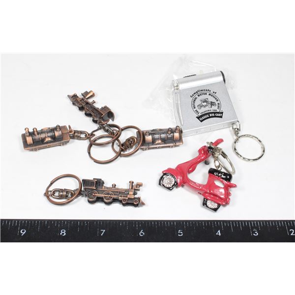#851 Locomotive Keychain lot w/ Museum Mint