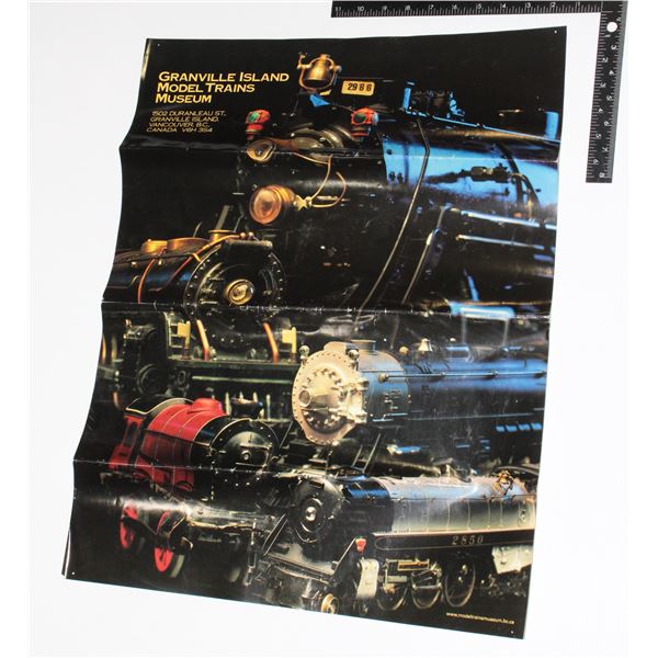 #853 Poster Granville Island Model Trains Museum