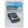 Image 2 : #859 NOS Sony Cassette Recorder TCM-858 Boxed