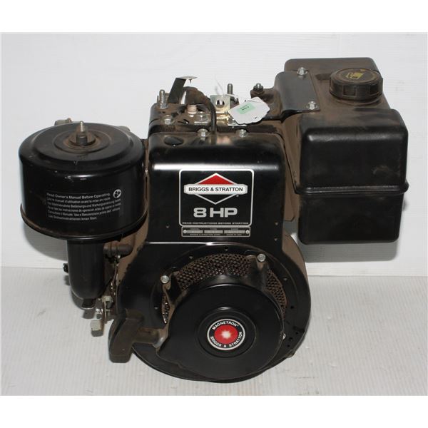 #861 Briggs & Stratton 8 HP Engine Model 190402***NO TRANSPORT TO OUR EDMONTON OFFICE AVAILABLE FOR