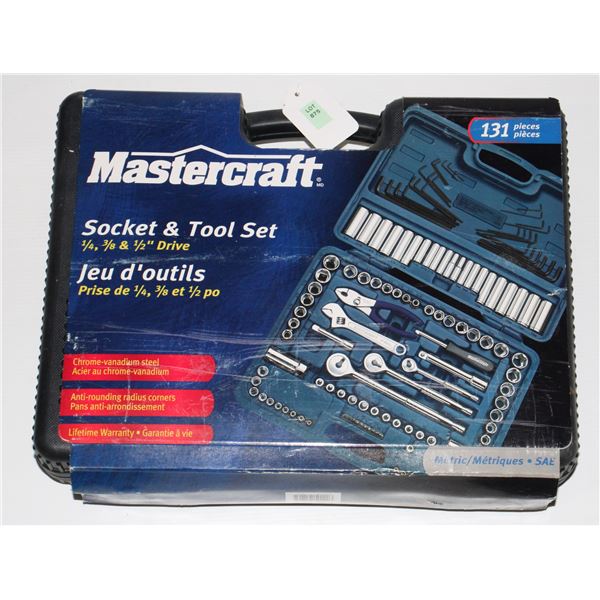 #875 Mastercraft Socket & Tool Set