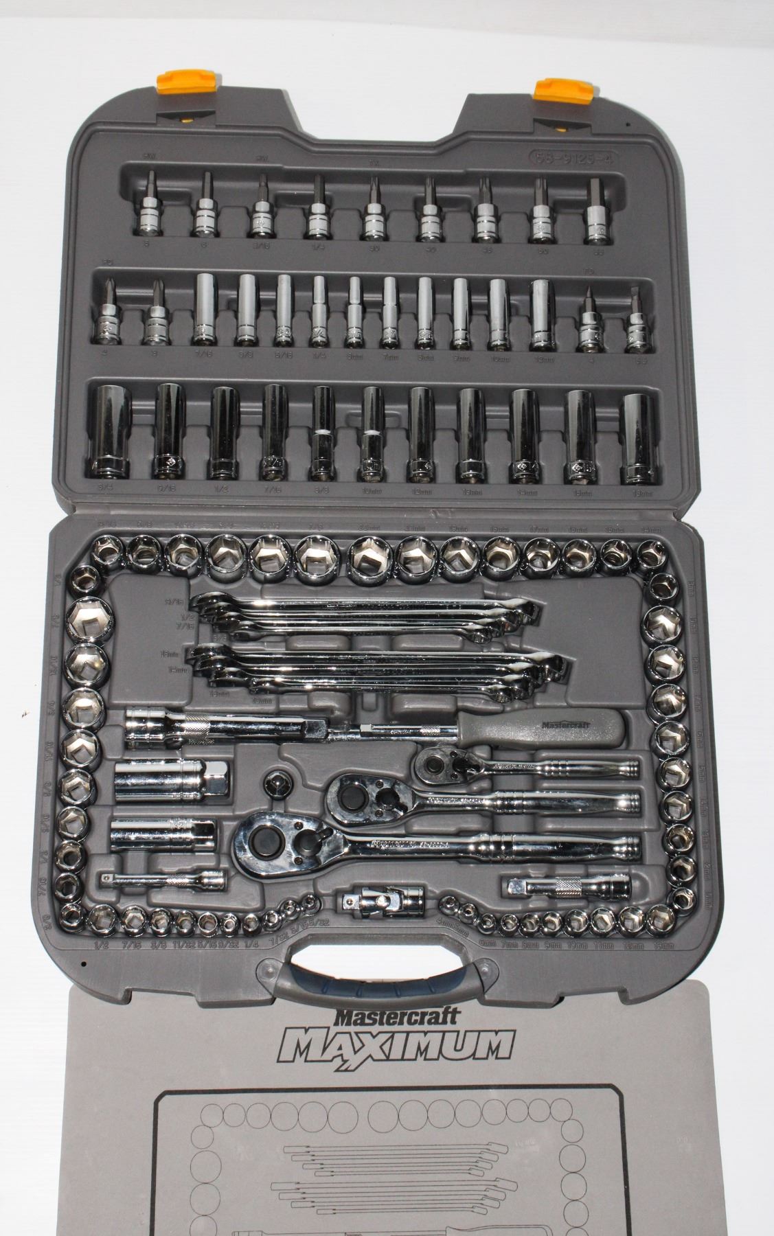 Set Clef Mastercraft #879 Mastercraft Maximum Tool Set in Case